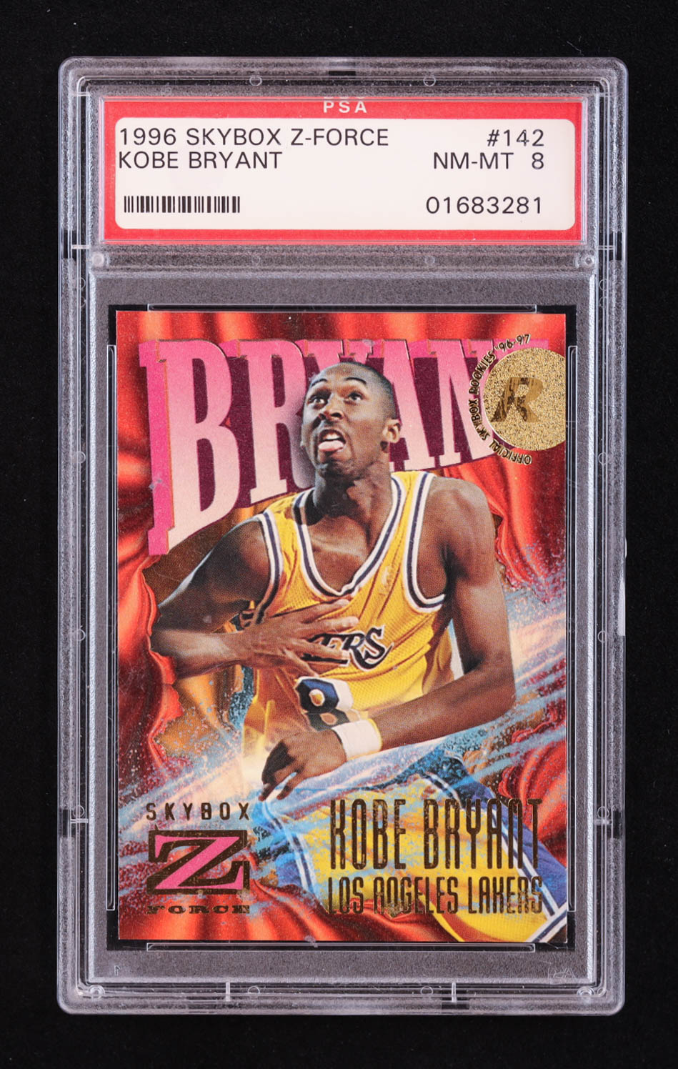 Kobe Bryant 1996-97 Z-Force #142 RC (PSA 8) at PristineAuction.com Kobe Bryant 1996-97 Z-Force #142 RC (PSA 8) at PristineAuction.com