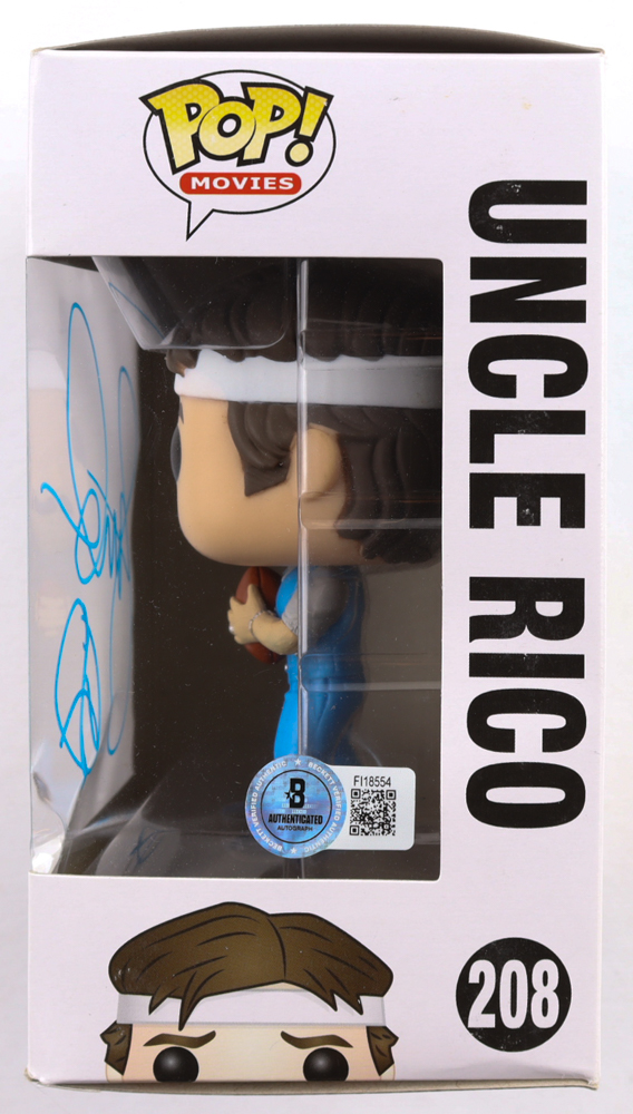 Jon Gries Signed "Napoleon Dynamite" #208 Uncle Rico Funko Pop! Vinyl Figure with Hand-Sketched Football (Beckett) at PristineAuction.com Jon Gries Signed "Napoleon Dynamite" #208 Uncle Rico Funko Pop! Vinyl Figure with Hand-Sketched Football (Beckett) at PristineAuction.com
