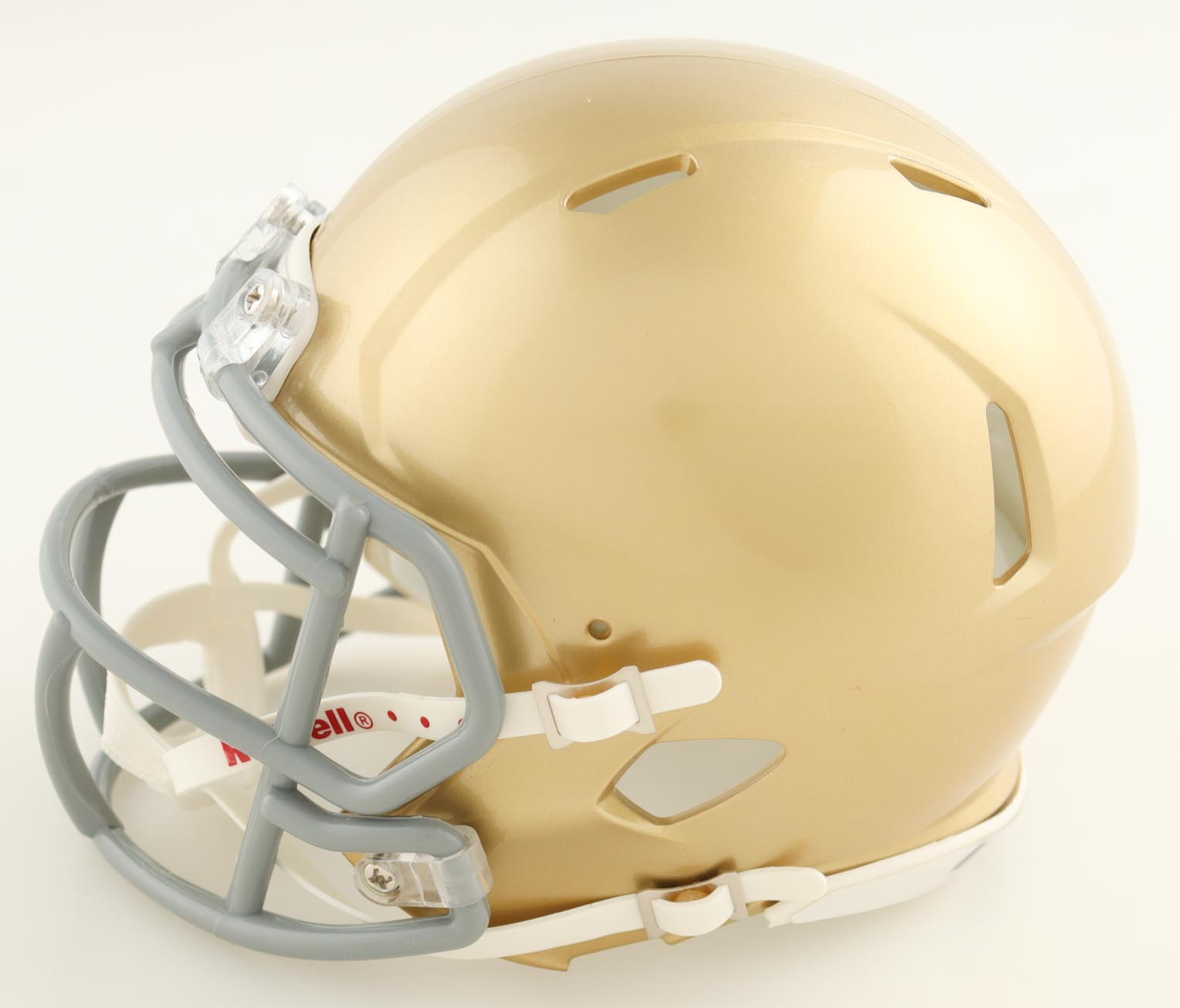 Tim Brown Signed Notre Dame Fighting Irish Speed Mini Helmet Inscribed "Heisman '87" (Beckett) at PristineAuction.com Tim Brown Signed Notre Dame Fighting Irish Speed Mini Helmet Inscribed "Heisman '87" (Beckett) at PristineAuction.com