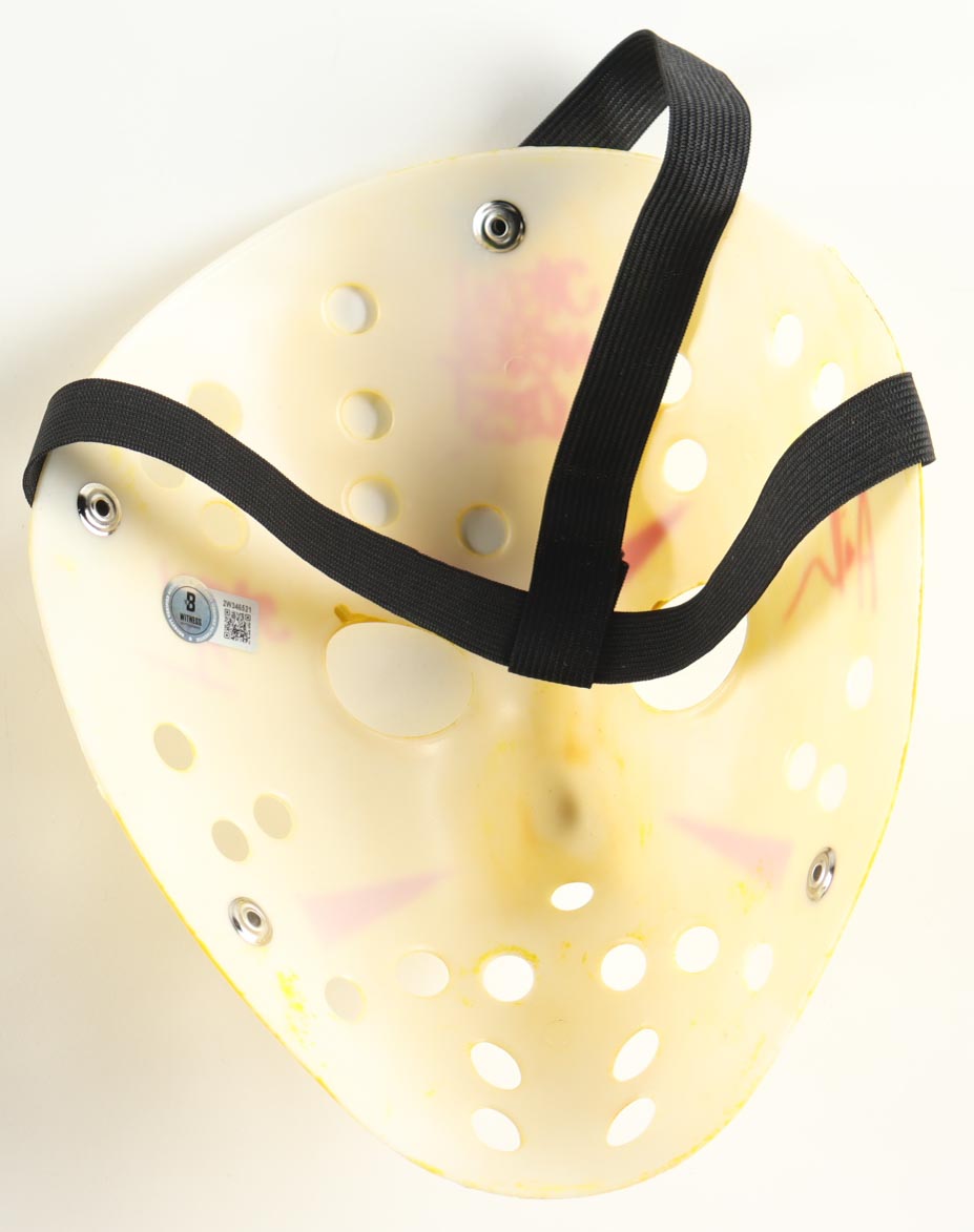 Ari Lehman Signed Jason "Friday the 13th" Mask Inscribed "Jason 1" & "Jason Never Dies!" (Beckett) at PristineAuction.com Ari Lehman Signed Jason "Friday the 13th" Mask Inscribed "Jason 1" & "Jason Never Dies!" (Beckett) at PristineAuction.com