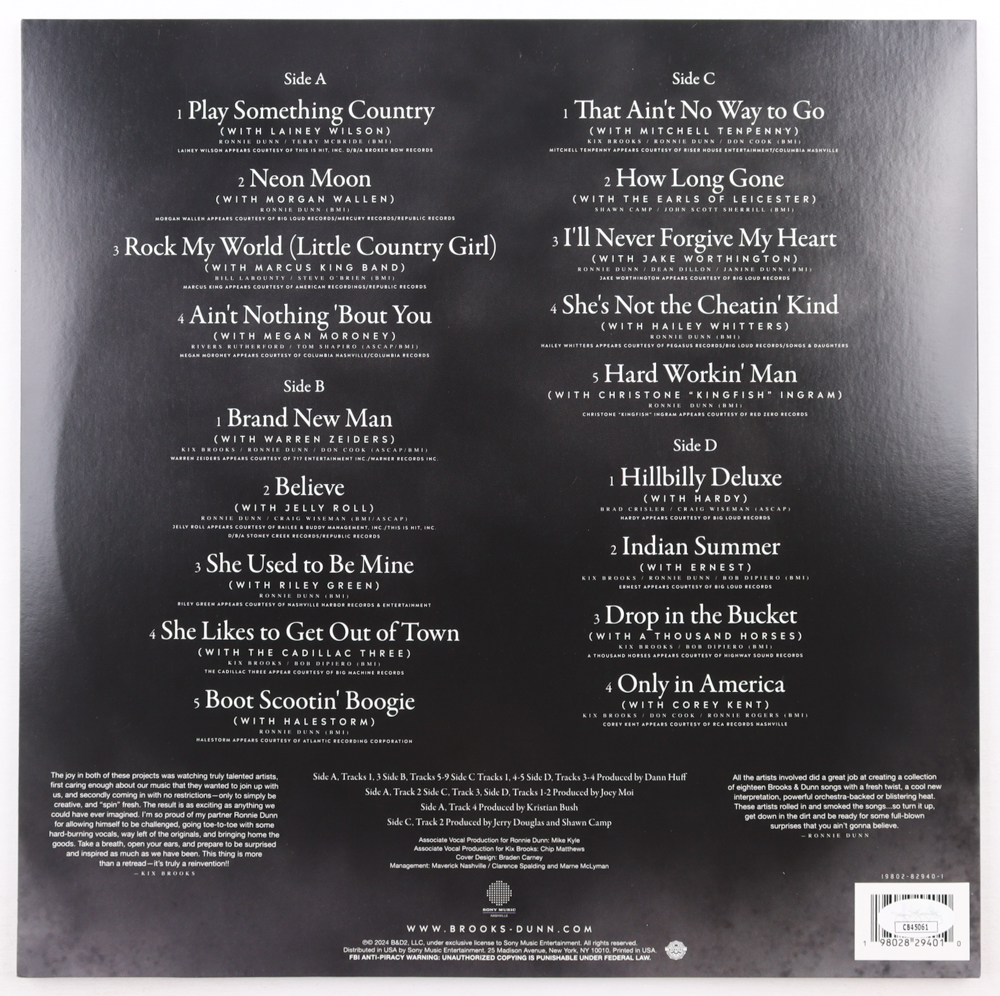 Brooks & Dunn Signed "Reboot II" Vinyl Record Album (JSA) at PristineAuction.com Brooks & Dunn Signed "Reboot II" Vinyl Record Album (JSA) at PristineAuction.com