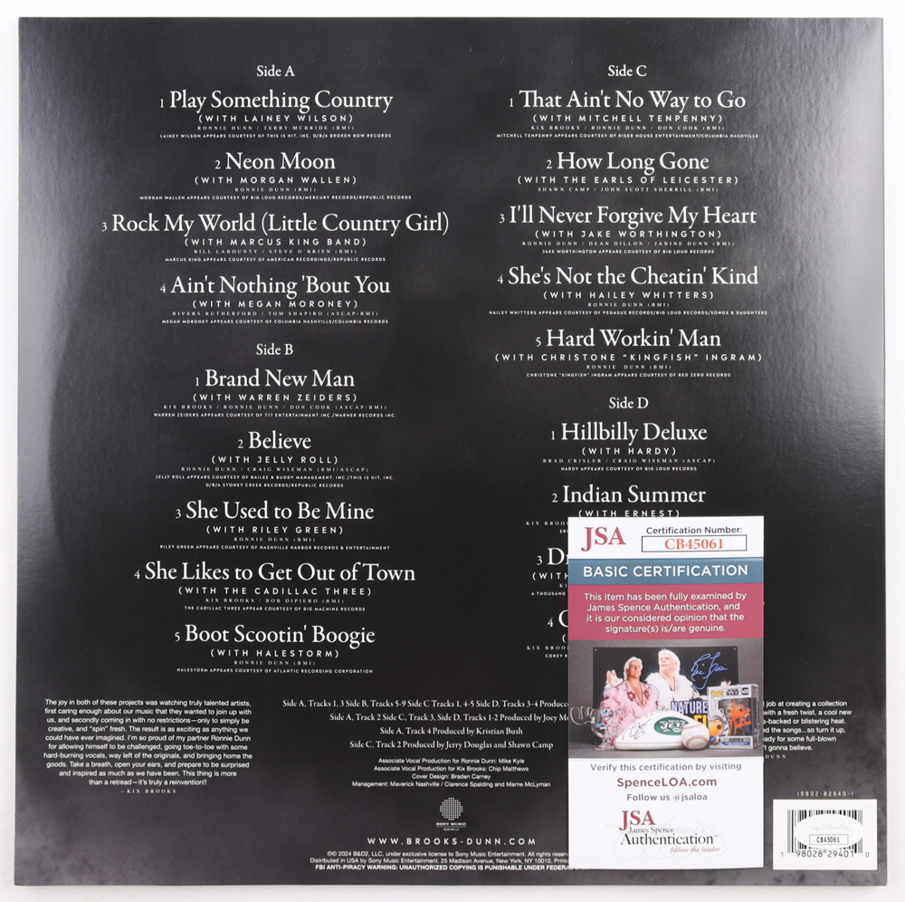 Brooks & Dunn Signed "Reboot II" Vinyl Record Album (JSA) at PristineAuction.com Brooks & Dunn Signed "Reboot II" Vinyl Record Album (JSA) at PristineAuction.com