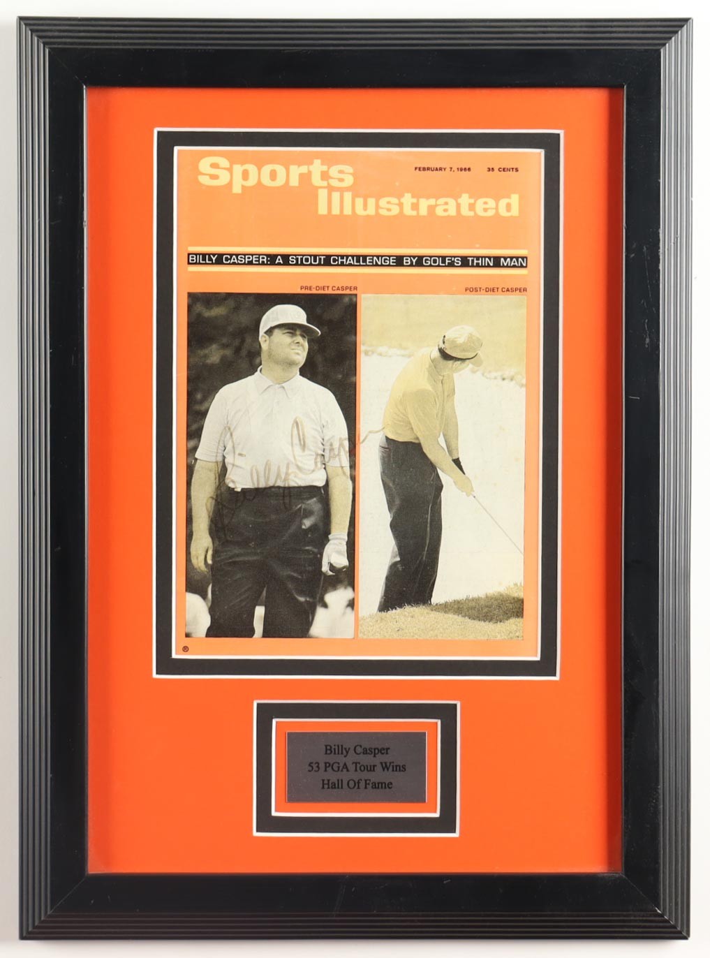 Billy Casper Signed Custom Framed 1966 Sports Illustrated Magazine Display (JSA) at PristineAuction.com Billy Casper Signed Custom Framed 1966 Sports Illustrated Magazine Display (JSA) at PristineAuction.com