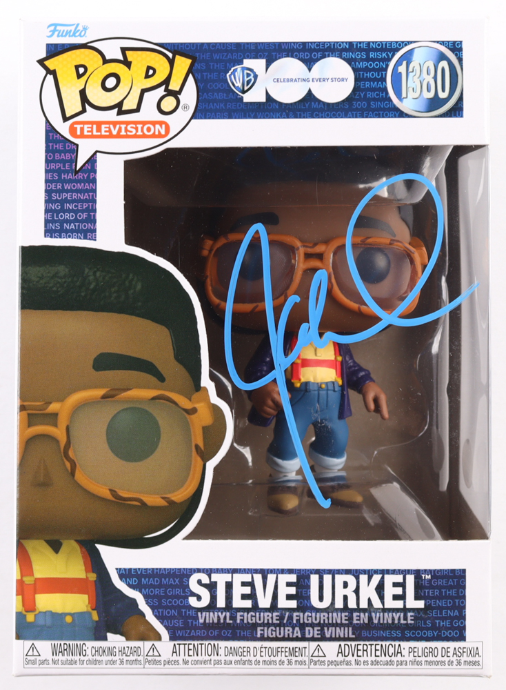 Jaleel White Signed "WB 100" #1380 Steve Urkel Funko Pop! Vinyl Figure (JSA) at PristineAuction.com Jaleel White Signed "WB 100" #1380 Steve Urkel Funko Pop! Vinyl Figure (JSA) at PristineAuction.com
