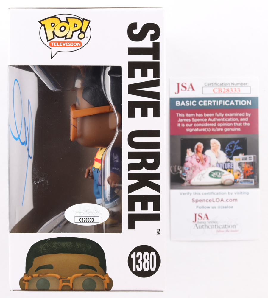Jaleel White Signed "WB 100" #1380 Steve Urkel Funko Pop! Vinyl Figure (JSA) at PristineAuction.com Jaleel White Signed "WB 100" #1380 Steve Urkel Funko Pop! Vinyl Figure (JSA) at PristineAuction.com