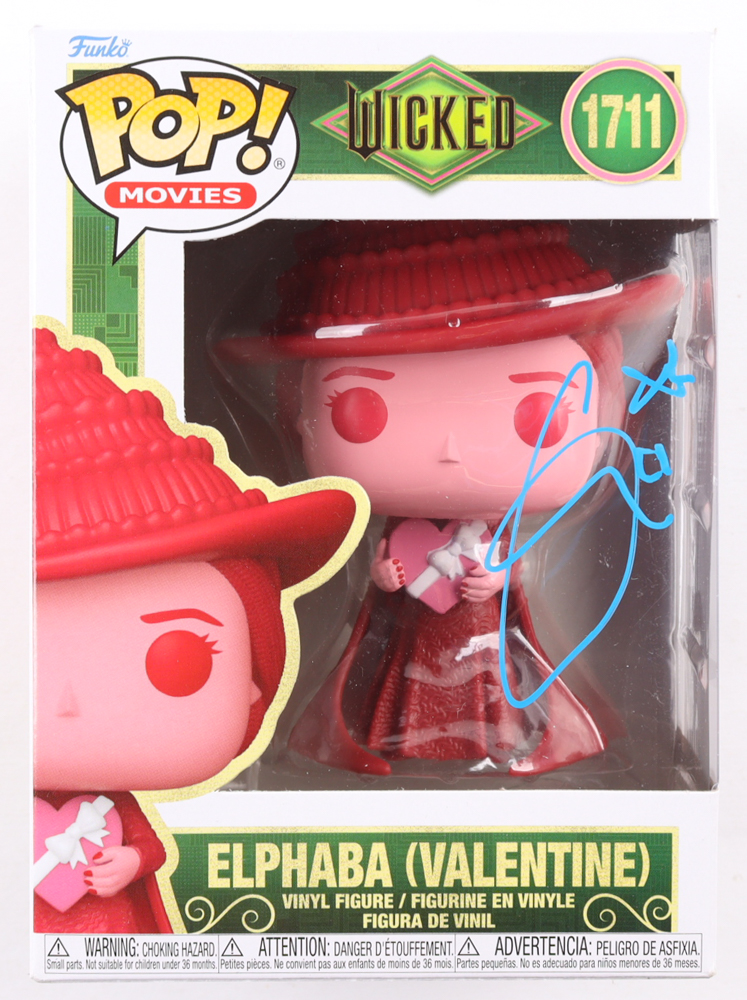 Cynthia Erivo Signed "Wicked" #1711 Elphaba (Valentine) Funko Pop! Vinyl Figure (Beckett) at PristineAuction.com Cynthia Erivo Signed "Wicked" #1711 Elphaba (Valentine) Funko Pop! Vinyl Figure (Beckett) at PristineAuction.com