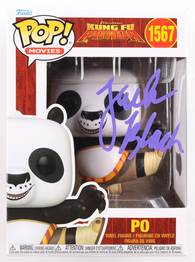 Jack Black Signed "Kung Fu Panda" #1567 Po Funko Pop! Vinyl Figure (Beckett) at PristineAuction.com Jack Black Signed "Kung Fu Panda" #1567 Po Funko Pop! Vinyl Figure (Beckett) at PristineAuction.com