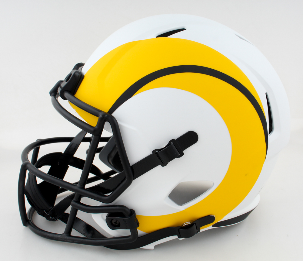 Aaron Donald Signed Rams Full-Size Lunar Eclipse Alternate Speed Helmet (Beckett) at PristineAuction.com Aaron Donald Signed Rams Full-Size Lunar Eclipse Alternate Speed Helmet (Beckett) at PristineAuction.com