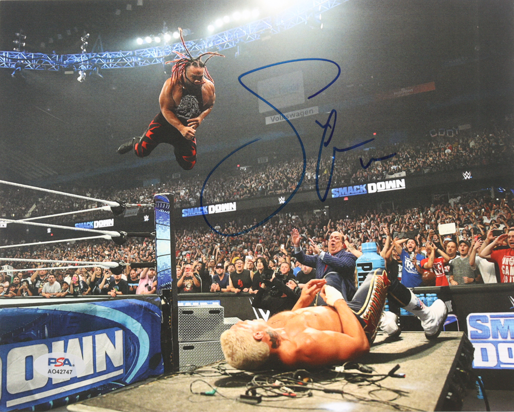 Jacob Fatu Signed WWE 8x10 Photo (PSA) at PristineAuction.com Jacob Fatu Signed WWE 8x10 Photo (PSA) at PristineAuction.com