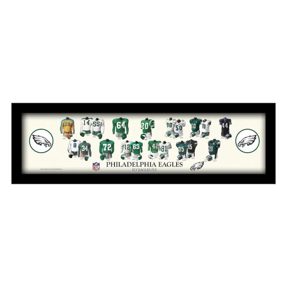 Eagles Custom Framed "Heritage Uniform" Photo at PristineAuction.com Eagles Custom Framed "Heritage Uniform" Photo at PristineAuction.com