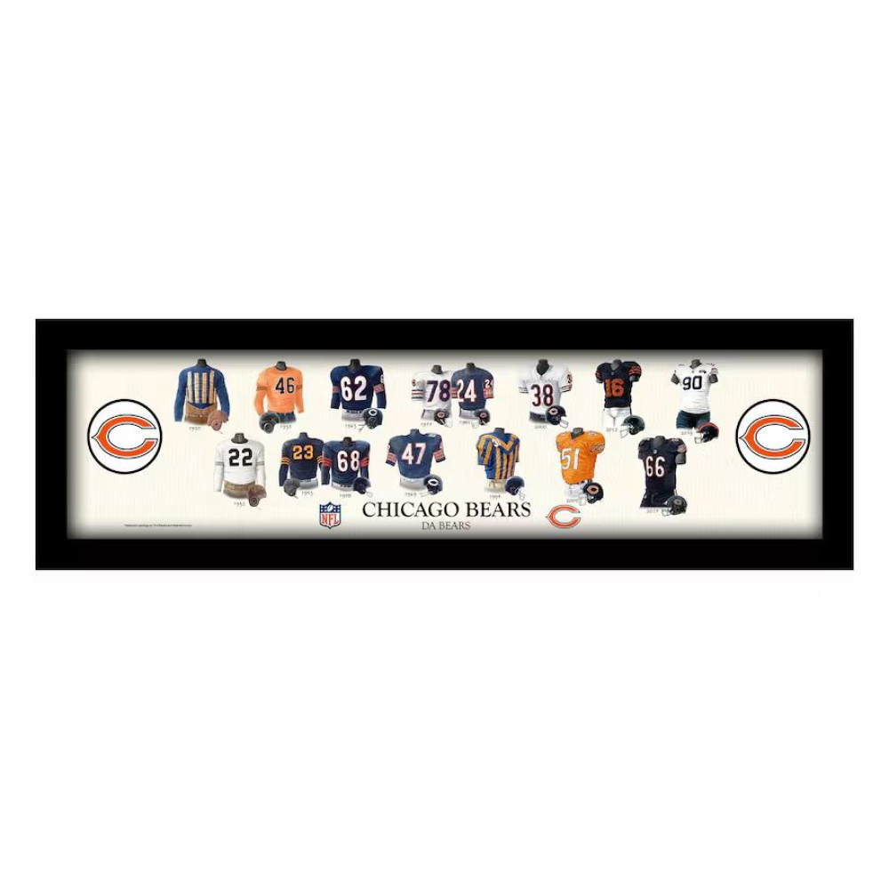 Bears Custom Framed "Heritage Uniform" Photo at PristineAuction.com Bears Custom Framed "Heritage Uniform" Photo at PristineAuction.com