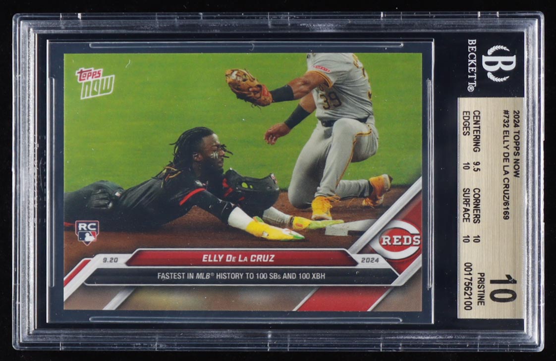 Elly De La Cruz 2024 Topps Now #732 RC (BGS 10) at PristineAuction.com Elly De La Cruz 2024 Topps Now #732 RC (BGS 10) at PristineAuction.com