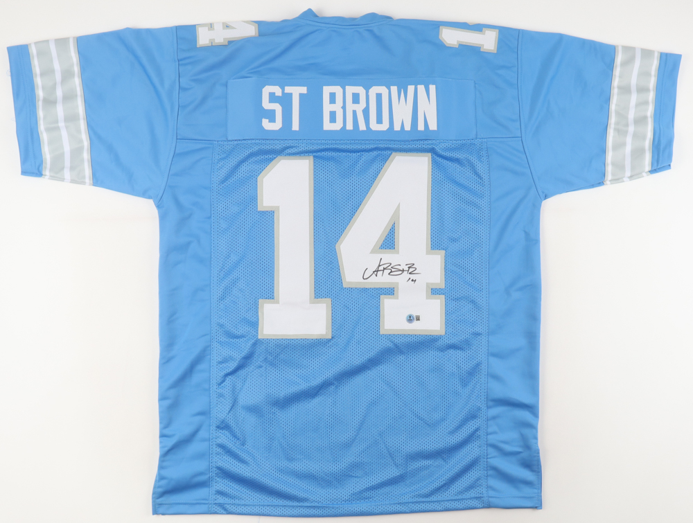 Amon-Ra St. Brown Signed Jersey (Beckett) at PristineAuction.com Amon-Ra St. Brown Signed Jersey (Beckett) at PristineAuction.com