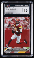 Jayden Daniels 2024 Topps Now #3 RC (CGC 10) at PristineAuction.com