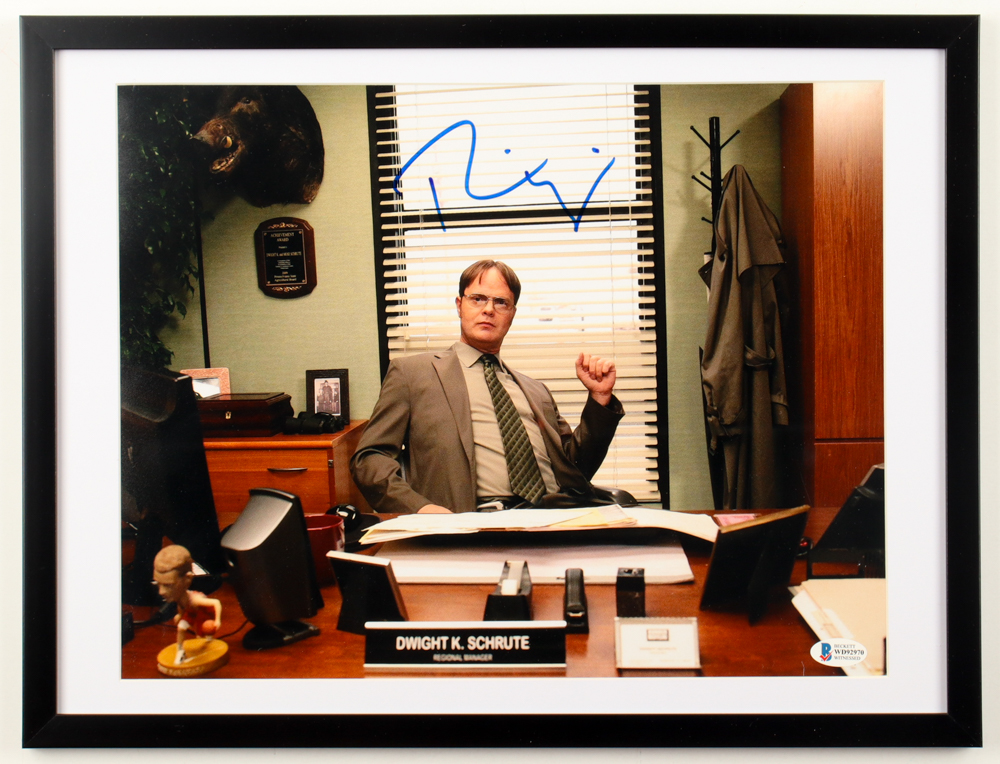 Rainn Wilson Signed "The Office" Custom Framed Photo (Beckett) at PristineAuction.com Rainn Wilson Signed "The Office" Custom Framed Photo (Beckett) at PristineAuction.com
