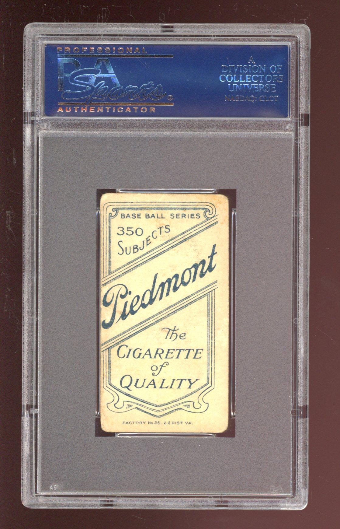 Emil Batch Piedmont Cigarettes T206 (PSA 2) at PristineAuction.com Emil Batch Piedmont Cigarettes T206 (PSA 2) at PristineAuction.com
