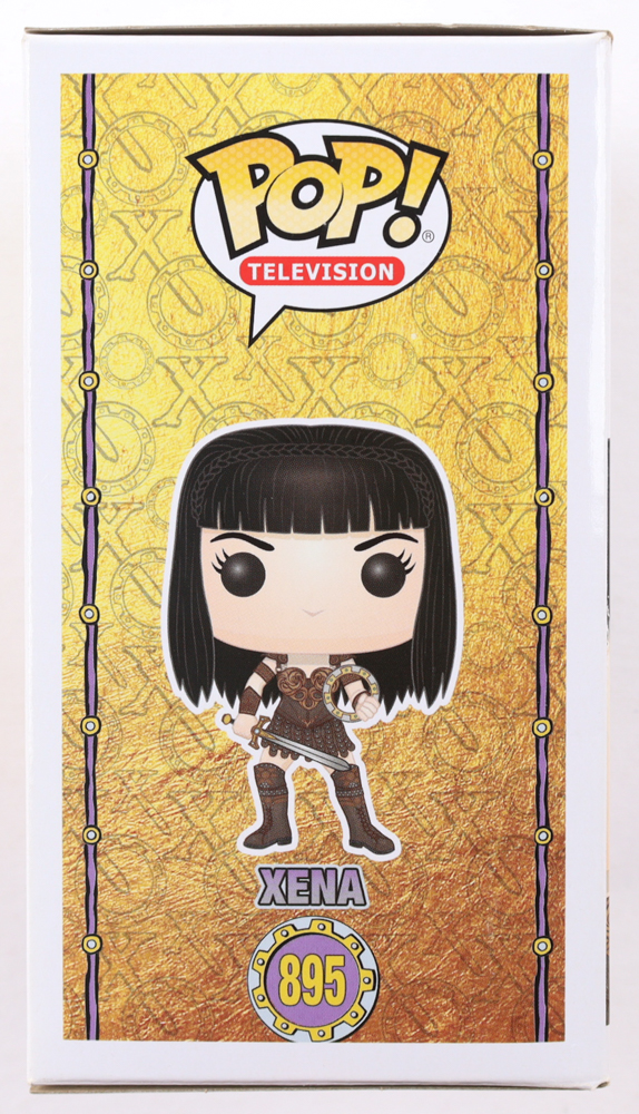 Lucy Lawless Signed "Xena: Warrior Princess" #895 Xena Funko Pop! Vinyl Figure (AutographCOA) at PristineAuction.com Lucy Lawless Signed "Xena: Warrior Princess" #895 Xena Funko Pop! Vinyl Figure (AutographCOA) at PristineAuction.com