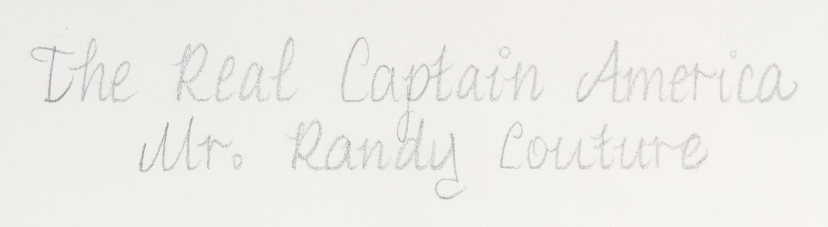 Randy Couture Signed 22.25x23.25 "The Real Captain America" Giclee by Eric Williams #63/65 (Beyond the Cage & PA) at PristineAuction.com Randy Couture Signed 22.25x23.25 "The Real Captain America" Giclee by Eric Williams #63/65 (Beyond the Cage & PA) at PristineAuction.com