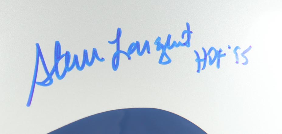 Steve Largent Signed Seahawks Full-Size Throwback Alternate Speed Helmet Inscribed "HOF '95" (Schwartz) at PristineAuction.com Steve Largent Signed Seahawks Full-Size Throwback Alternate Speed Helmet Inscribed "HOF '95" (Schwartz) at PristineAuction.com