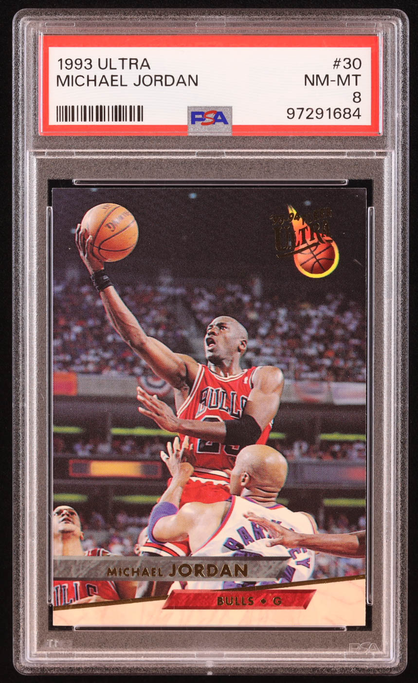 Michael Jordan 1993-94 Ultra #30 (PSA 8) at PristineAuction.com Michael Jordan 1993-94 Ultra #30 (PSA 8) at PristineAuction.com