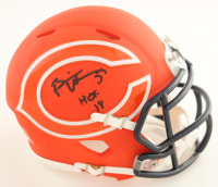 Brian Urlacher Signed Bears AMP Alternate Speed Mini Helmet Inscribed "HOF 18" (Schwartz) at PristineAuction.com