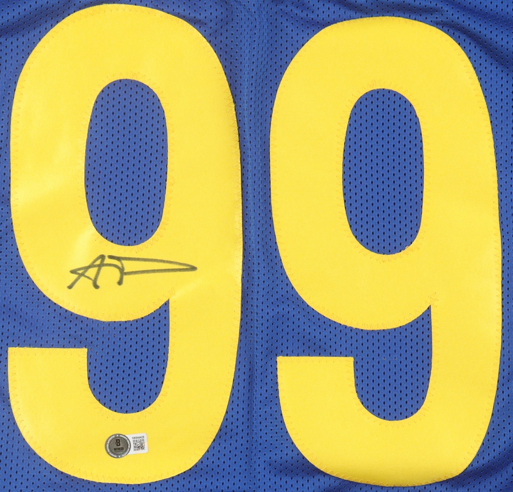 Aaron Donald Signed Jersey (Beckett) at PristineAuction.com Aaron Donald Signed Jersey (Beckett) at PristineAuction.com