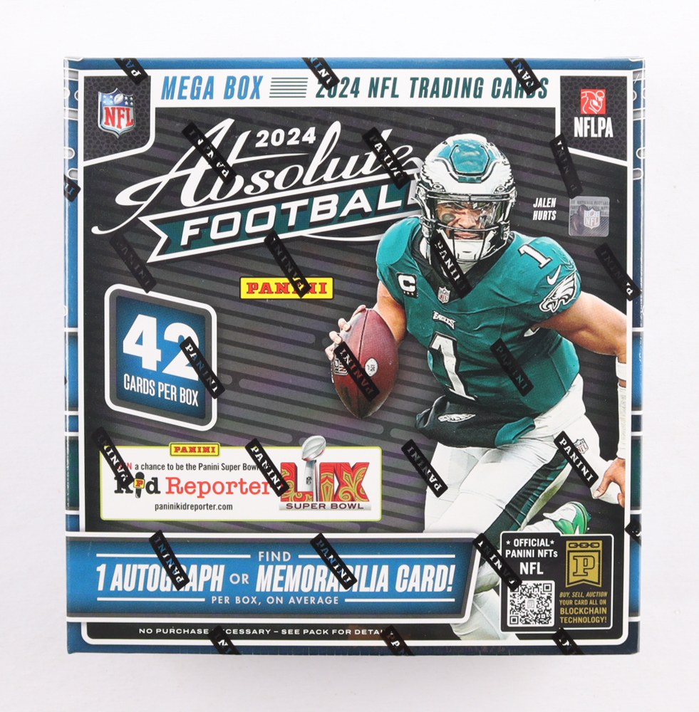 2024 Panini Absolute Football (6) Pack Mega Box at PristineAuction.com 2024 Panini Absolute Football (6) Pack Mega Box at PristineAuction.com