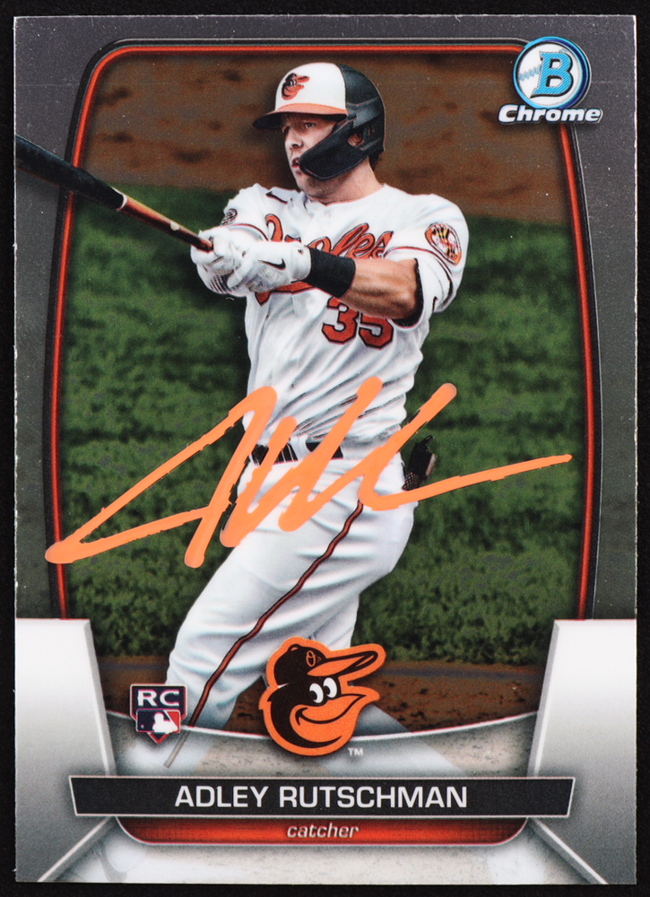 Adley Rutschman Signed 2023 Bowman Chrome #17 RC (PSA) at PristineAuction.com Adley Rutschman Signed 2023 Bowman Chrome #17 RC (PSA) at PristineAuction.com