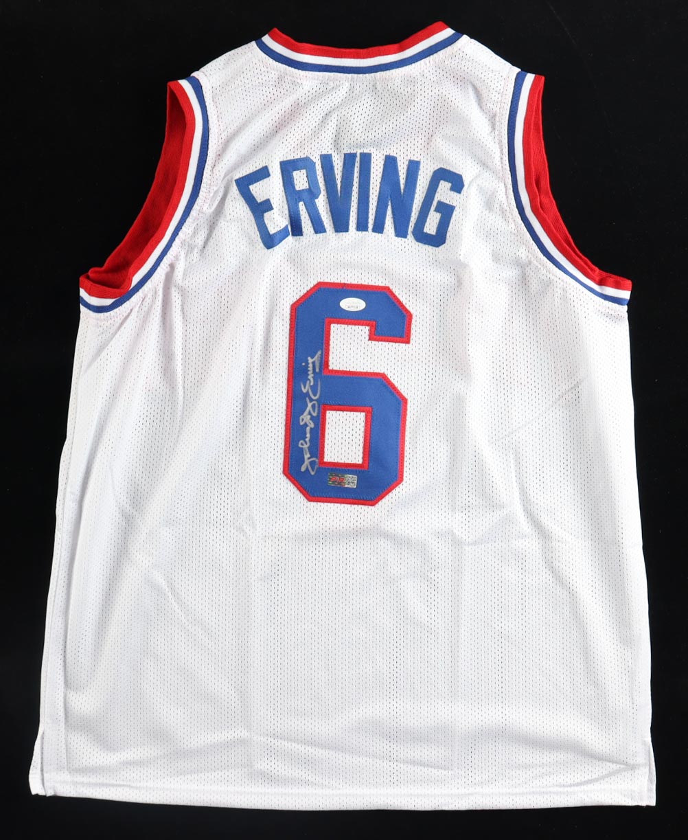 Julius "Dr. J" Erving Signed Jersey (JSA & PIA) at PristineAuction.com Julius "Dr. J" Erving Signed Jersey (JSA & PIA) at PristineAuction.com