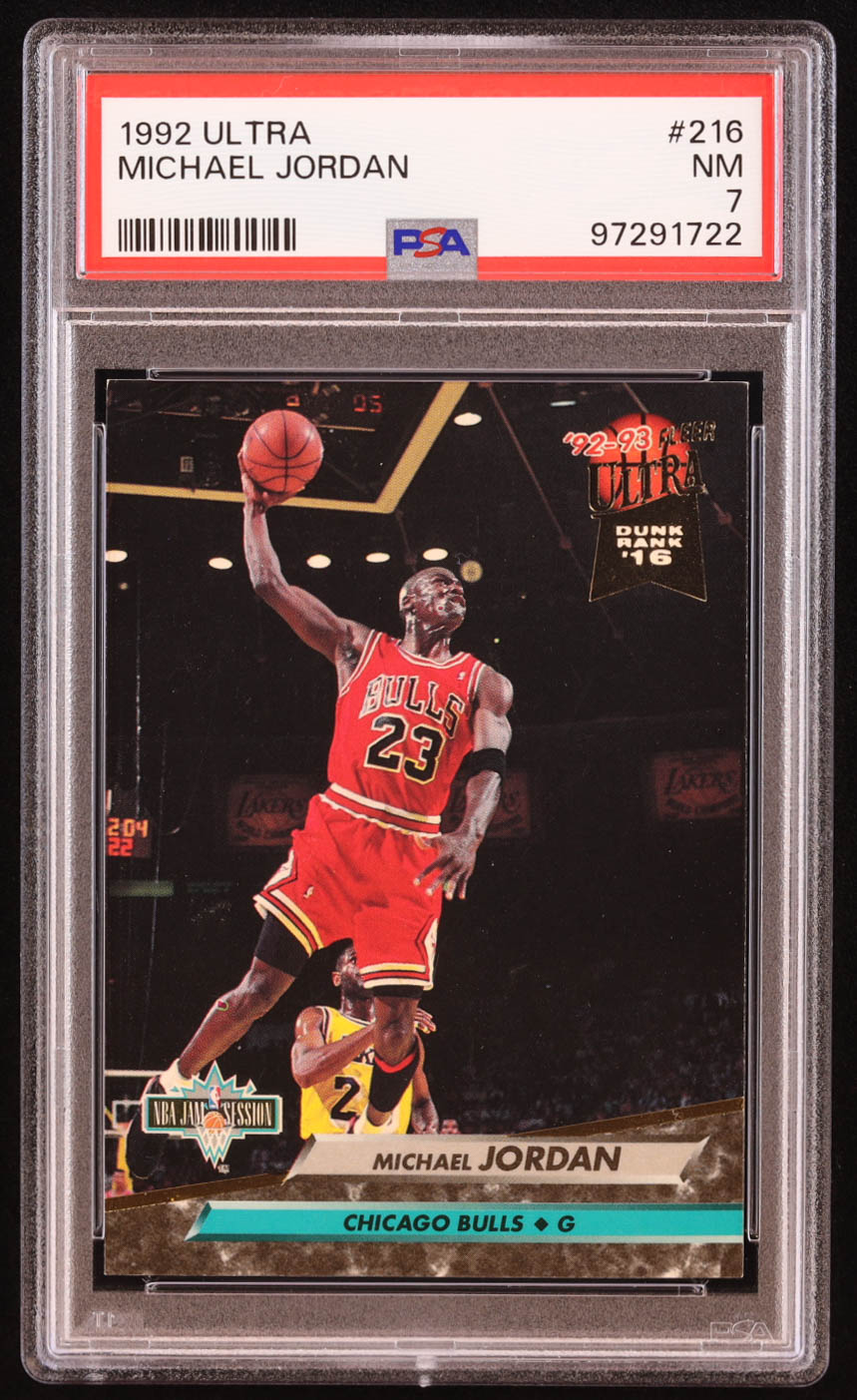 Michael Jordan 1992-93 Ultra #216 JS (PSA 7) at PristineAuction.com Michael Jordan 1992-93 Ultra #216 JS (PSA 7) at PristineAuction.com