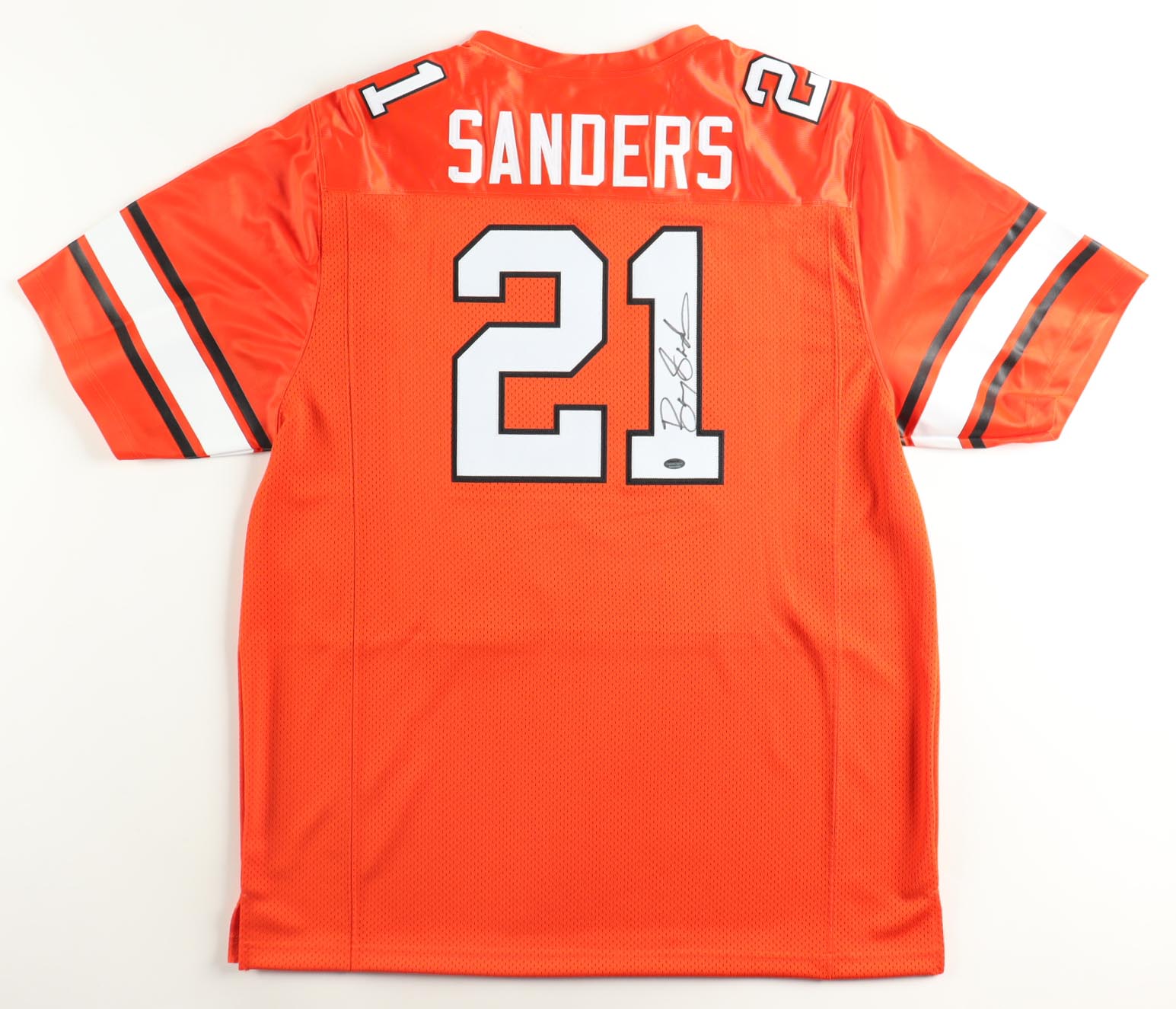 Barry Sanders Signed Oklahoma State Cowboys Retro Brand Authentic Jersey (Schwartz) at PristineAuction.com Barry Sanders Signed Oklahoma State Cowboys Retro Brand Authentic Jersey (Schwartz) at PristineAuction.com