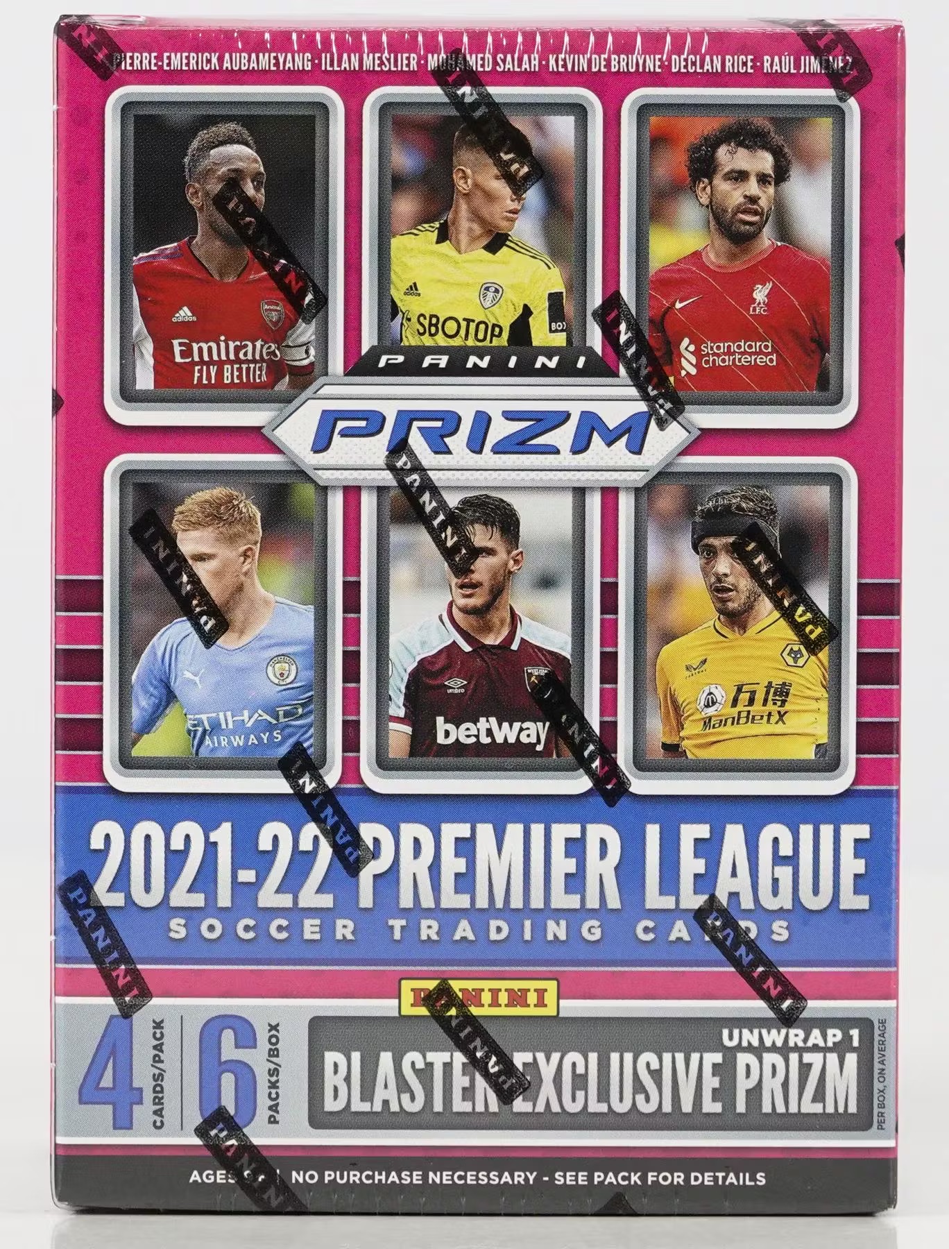2021/22 Panini Prizm Premier League EPL Soccer 6-Pack Blaster Box at PristineAuction.com 2021/22 Panini Prizm Premier League EPL Soccer 6-Pack Blaster Box at PristineAuction.com