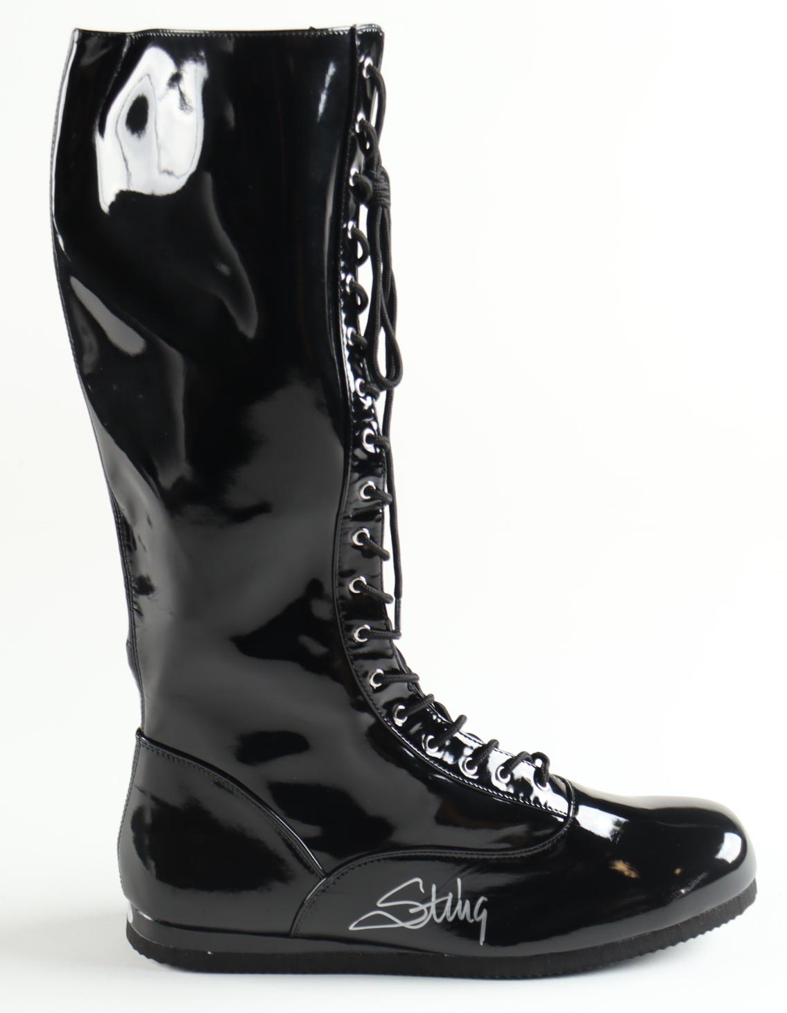 Sting Signed Wrestling Boot (Schwartz Sports) at PristineAuction.com Sting Signed Wrestling Boot (Schwartz Sports) at PristineAuction.com