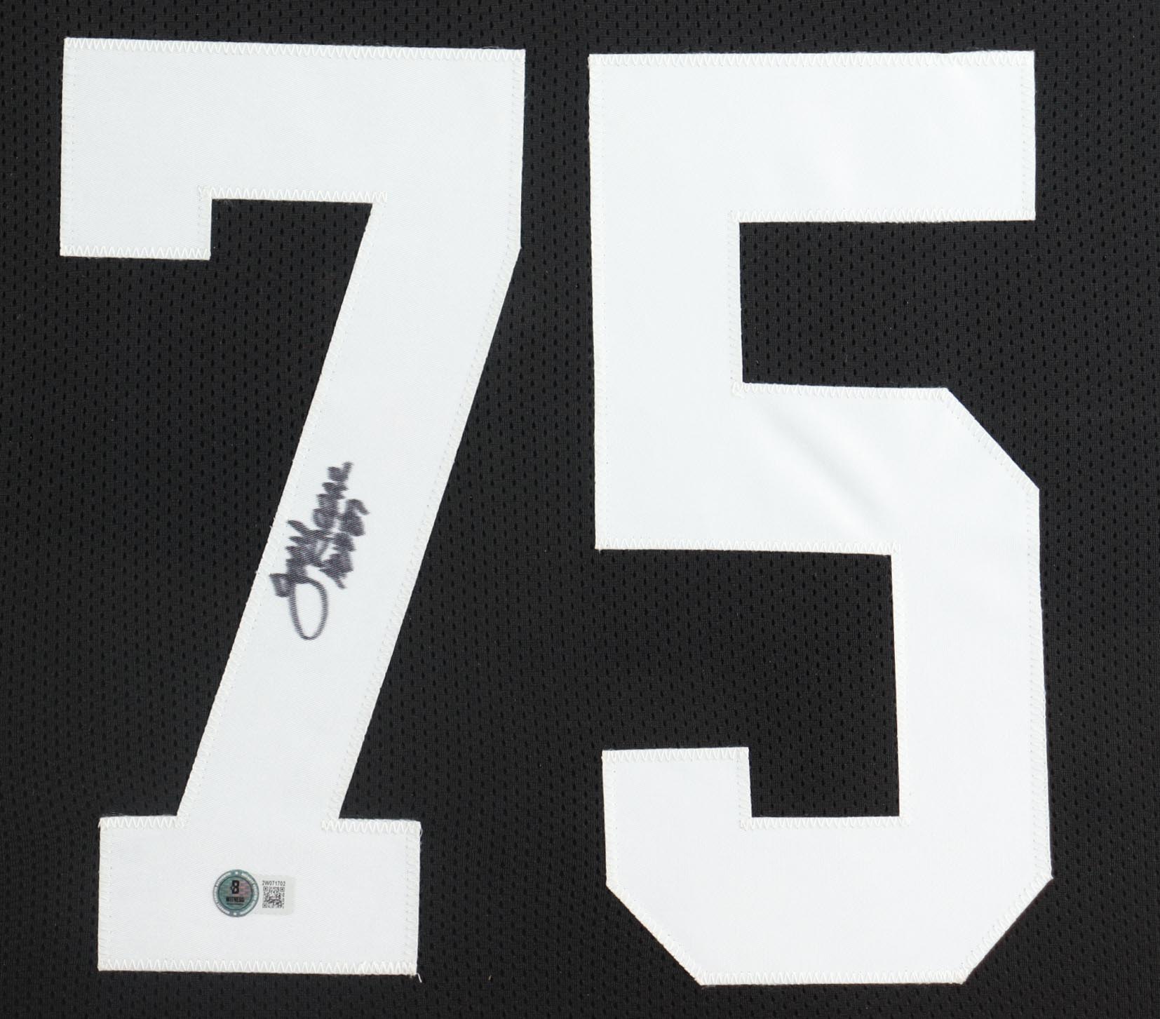 "Mean" Joe Greene Signed Custom Framed Jersey Display Inscribed "HOF 87" (Beckett) at PristineAuction.com "Mean" Joe Greene Signed Custom Framed Jersey Display Inscribed "HOF 87" (Beckett) at PristineAuction.com