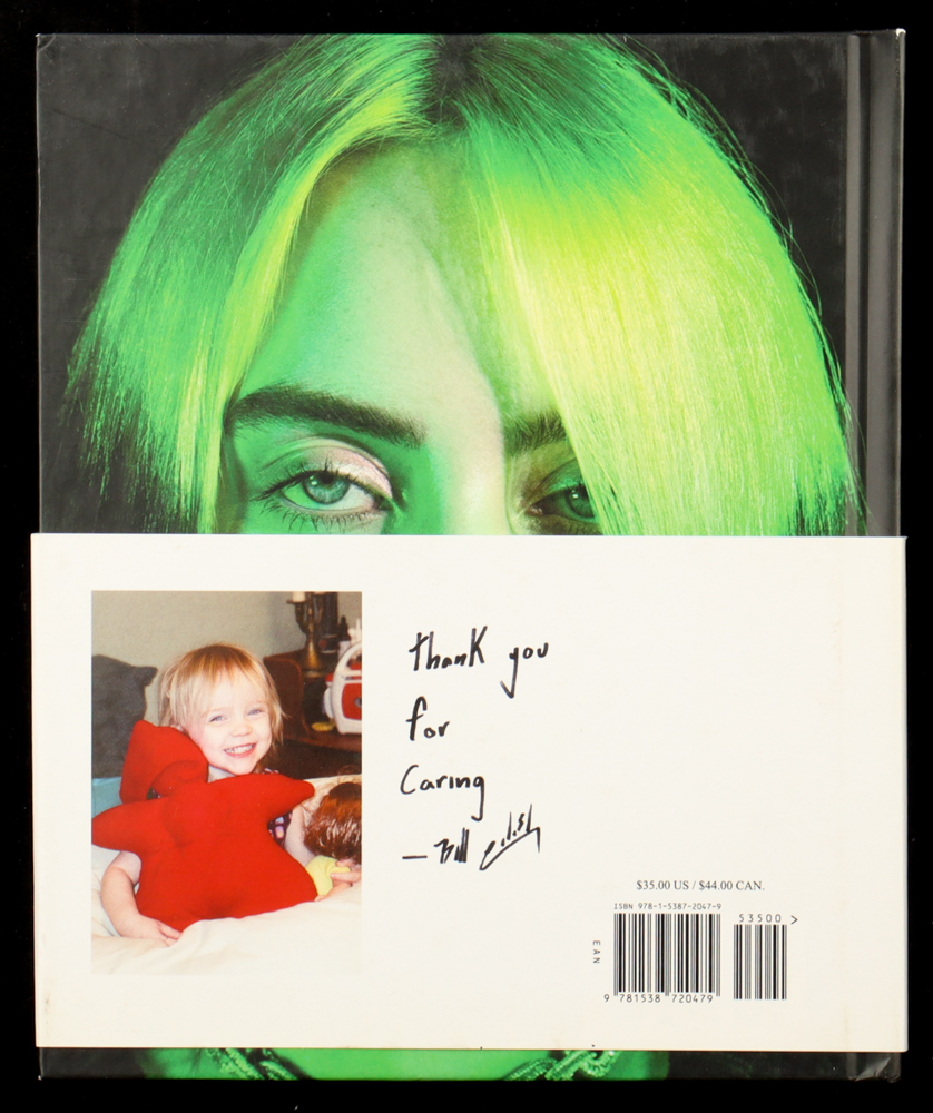 Billie Eilish Signed "By-Billie Eilish" Hardcover Book (AutographCOA) at PristineAuction.com Billie Eilish Signed "By-Billie Eilish" Hardcover Book (AutographCOA) at PristineAuction.com