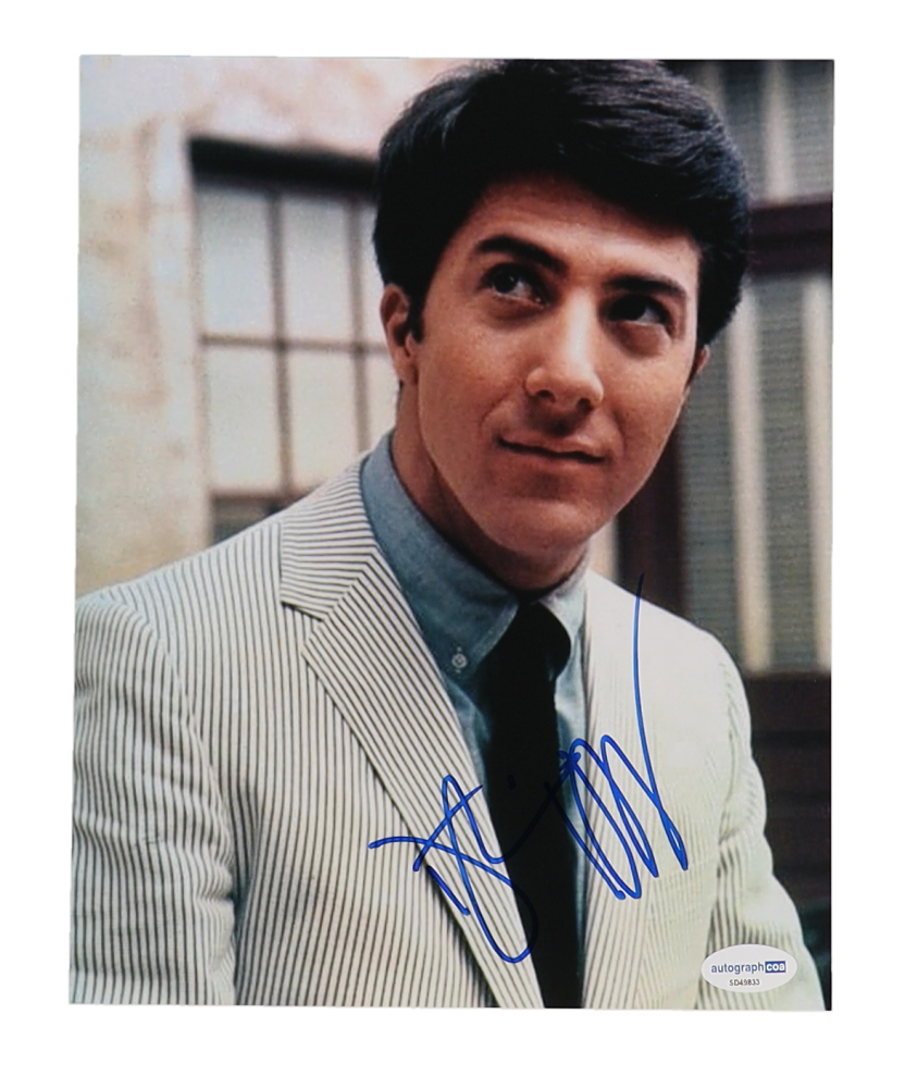 Dustin Autograph Dustin Hoffman Signed 8x10 Photo (AutographCOA) | Pristine Auction