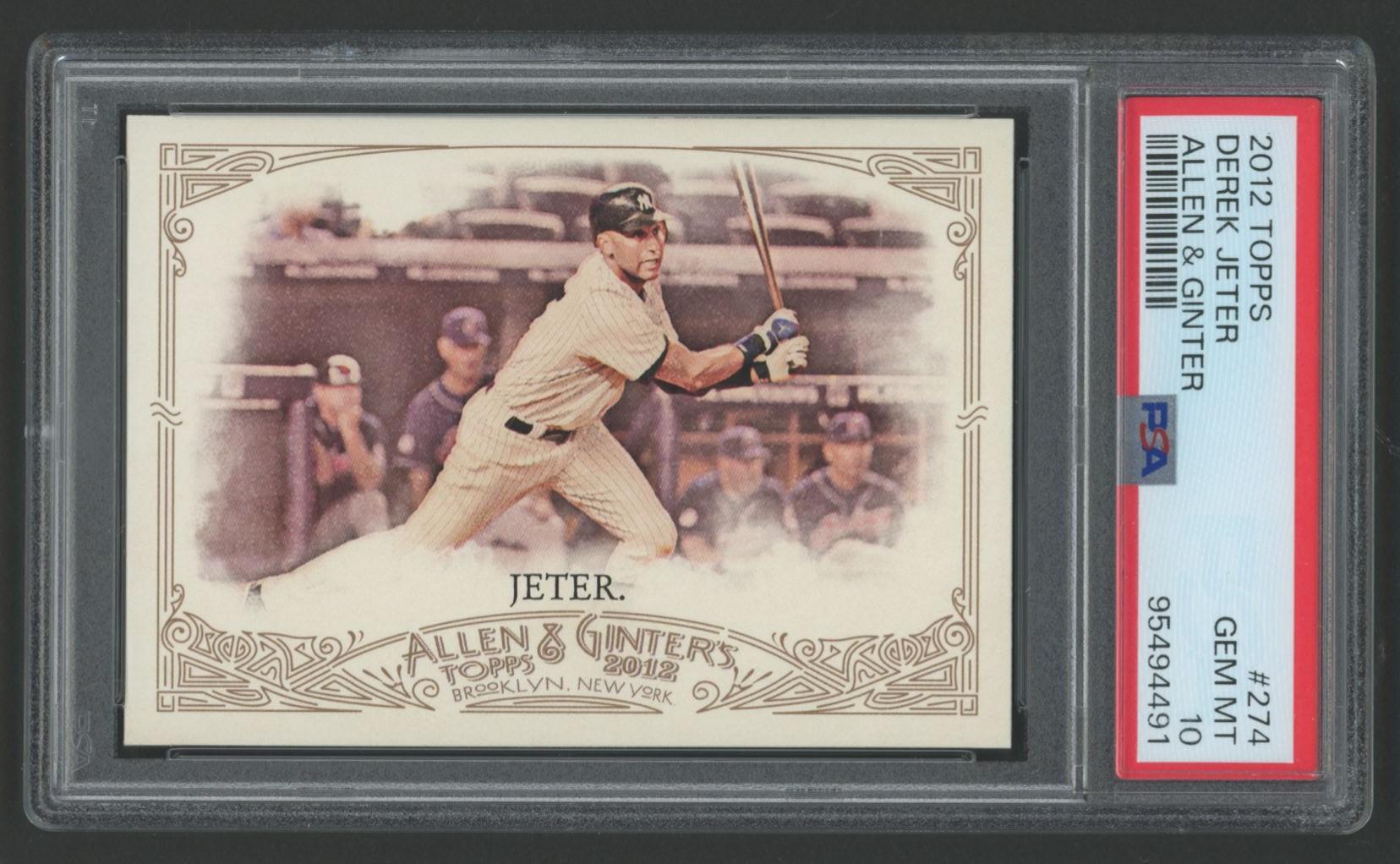 Derek Jeter 2012 Topps Allen & Ginter #274 (PSA 10) at PristineAuction.com Derek Jeter 2012 Topps Allen & Ginter #274 (PSA 10) at PristineAuction.com