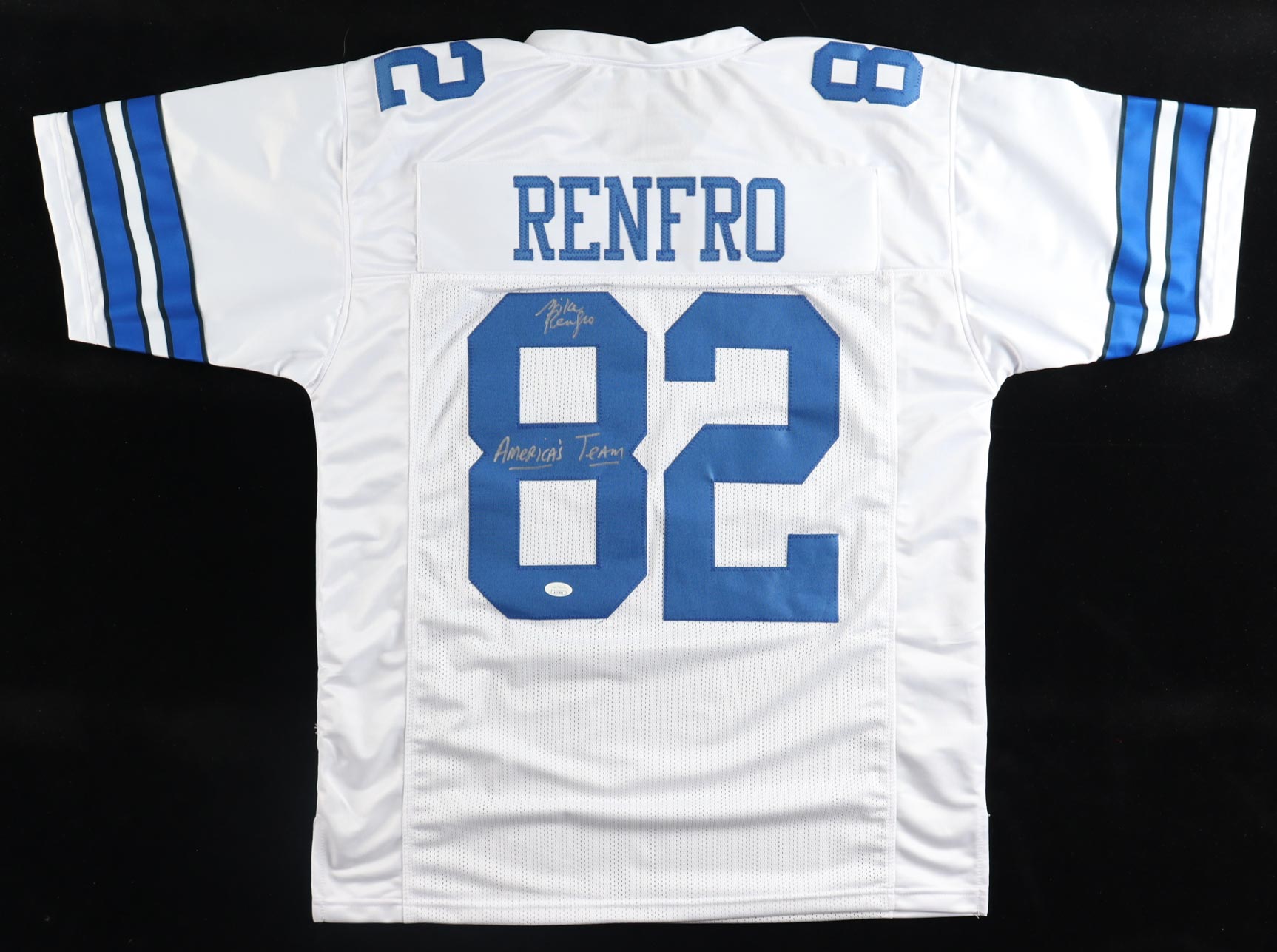Mike Renfro Signed Jersey Inscribed "America's Team" (JSA) at PristineAuction.com Mike Renfro Signed Jersey Inscribed "America's Team" (JSA) at PristineAuction.com
