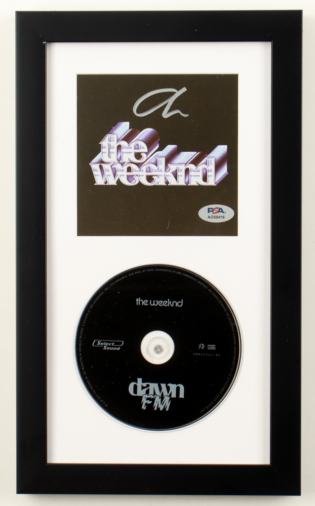 The Weeknd Signed "Dawn FM" Custom Framed CD Album Insert Display With Disc (PSA) at PristineAuction.com The Weeknd Signed "Dawn FM" Custom Framed CD Album Insert Display With Disc (PSA) at PristineAuction.com