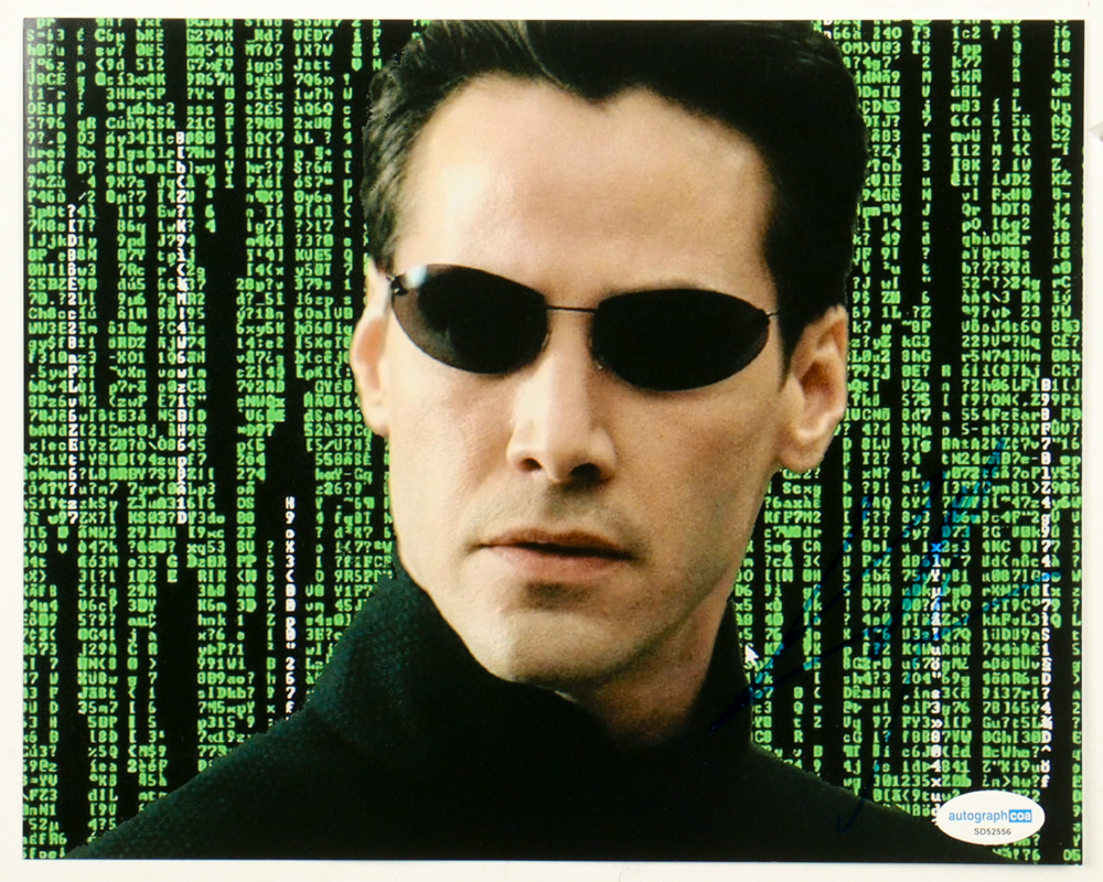 Keanu Reeves Signed 