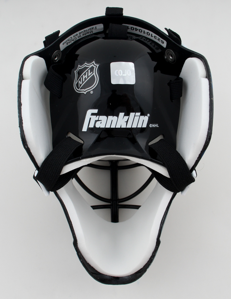 Anthony Stolarz Signed Maple Leafs Mini Goalie Mask (COJO) at PristineAuction.com Anthony Stolarz Signed Maple Leafs Mini Goalie Mask (COJO) at PristineAuction.com