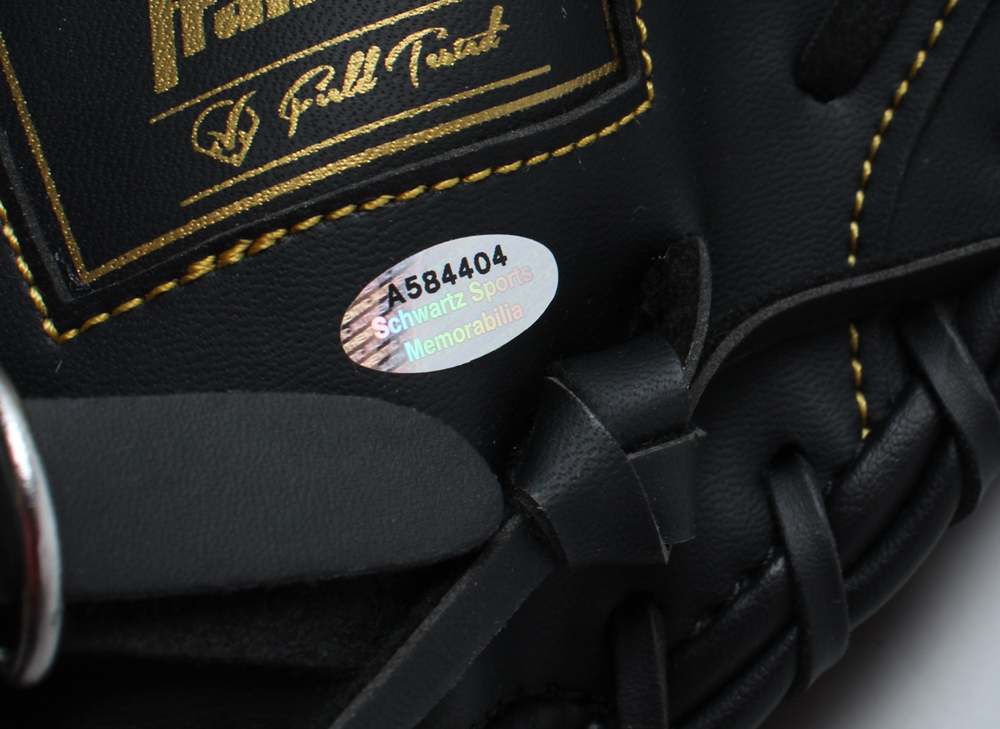 Rick Dempsey Signed Catchers Glove Inscribed "MVP 83 WS" (Schwartz) at PristineAuction.com Rick Dempsey Signed Catchers Glove Inscribed "MVP 83 WS" (Schwartz) at PristineAuction.com