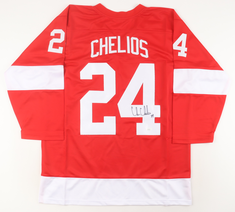 Chris Chelios Signed Jersey (JSA) at PristineAuction.com Chris Chelios Signed Jersey (JSA) at PristineAuction.com