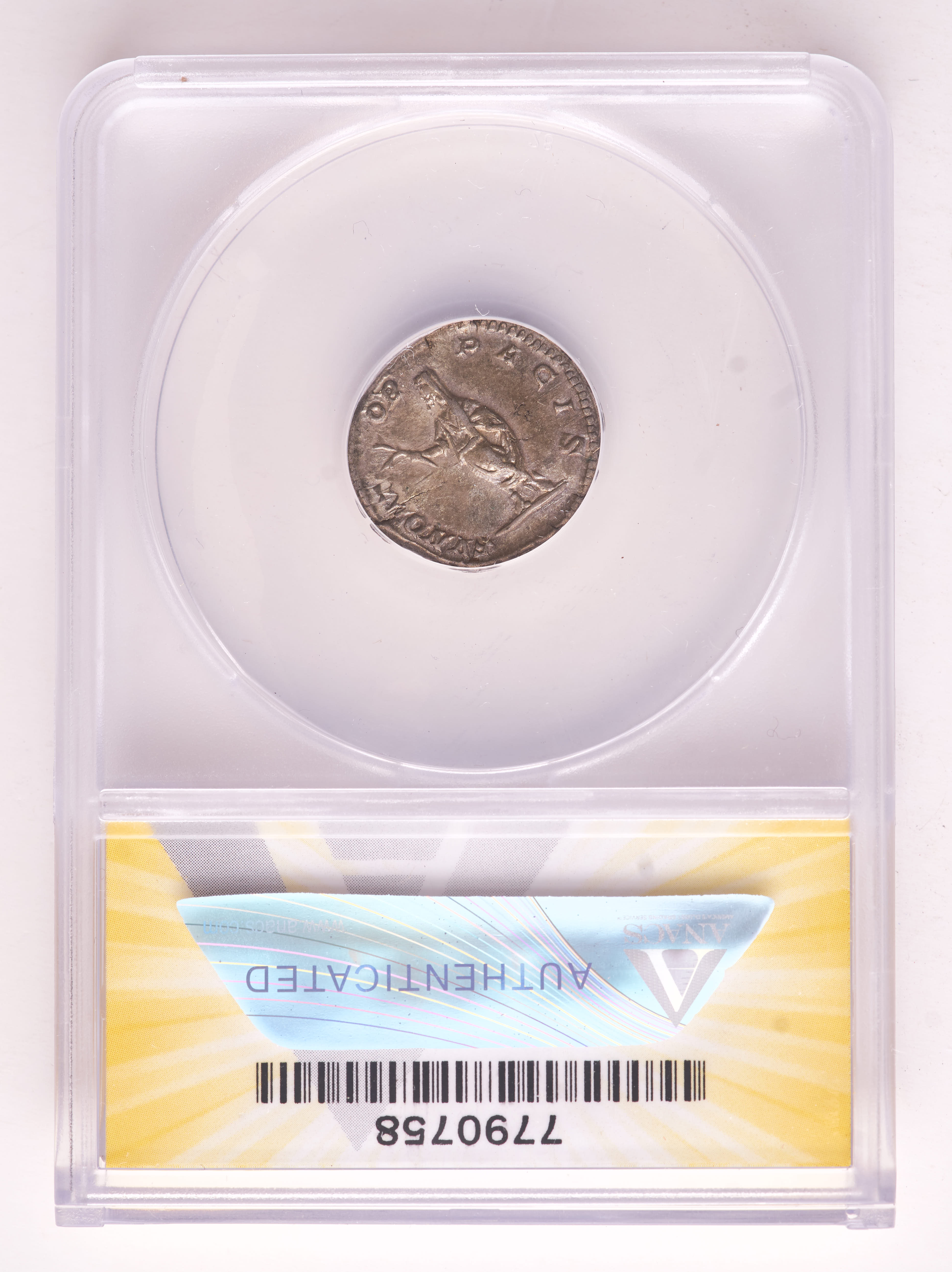 Septimius Severus (A.D. 193-211) Ancient Roman Empire AR Denarius Silver Coin (ANACS XF45) at PristineAuction.com Septimius Severus (A.D. 193-211) Ancient Roman Empire AR Denarius Silver Coin (ANACS XF45) at PristineAuction.com