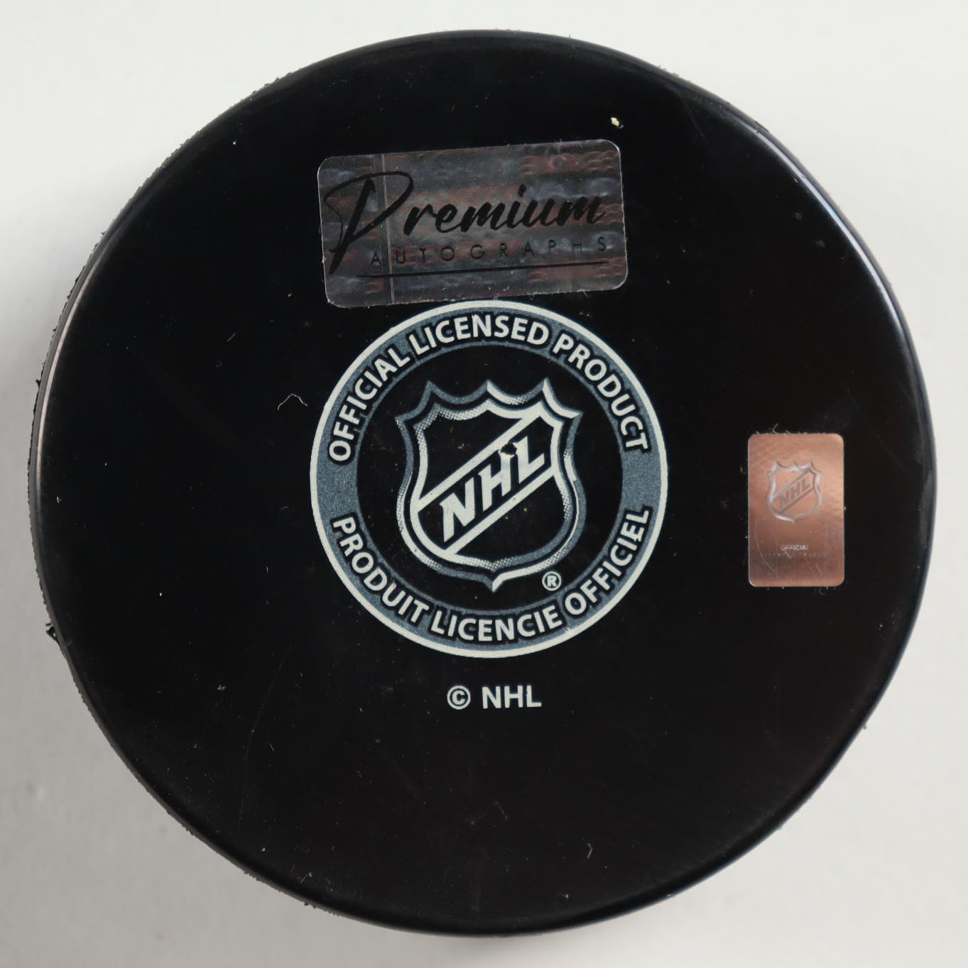 Norm Ullman Signed Red Wings Logo Hockey Puck Inscribed "HOF 1982" (Premium Autographs) at PristineAuction.com Norm Ullman Signed Red Wings Logo Hockey Puck Inscribed "HOF 1982" (Premium Autographs) at PristineAuction.com