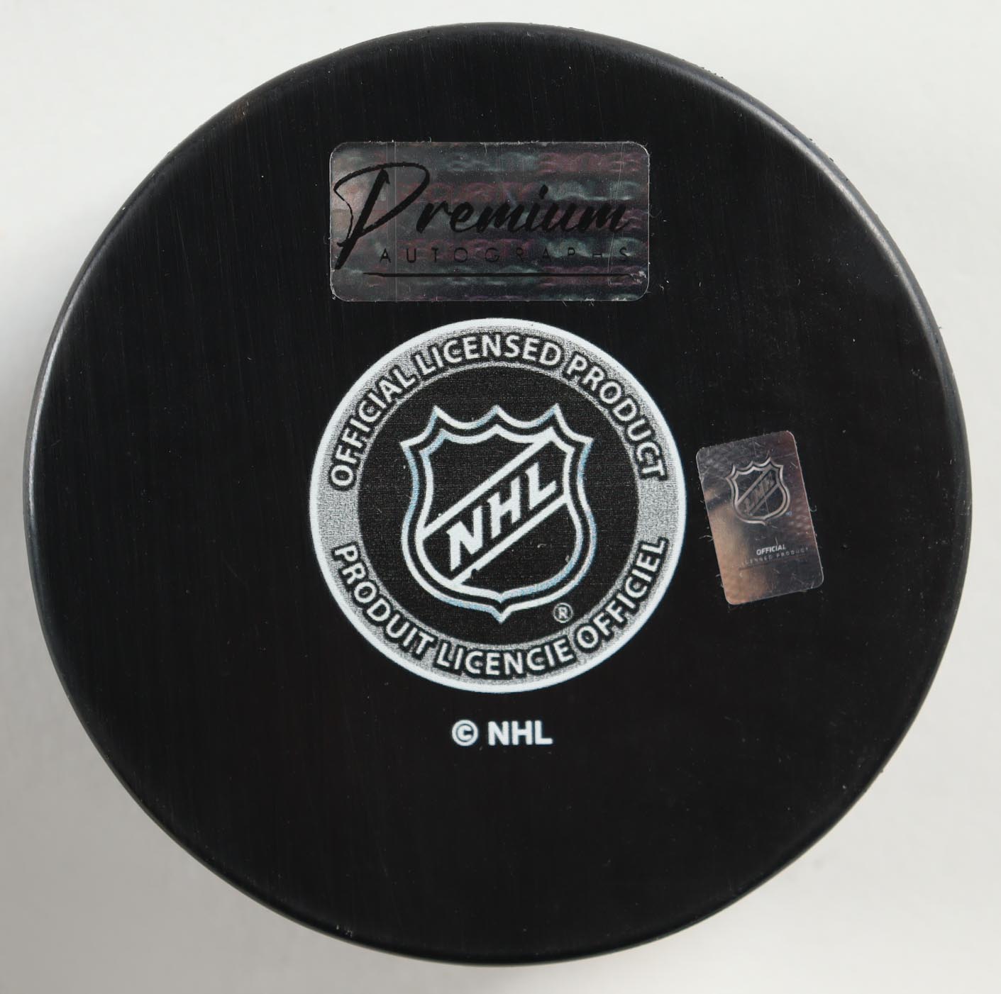 Teemu Selanne Signed Ducks Logo Hockey Puck Inscribed "HOF 17" (Premium Autographs) at PristineAuction.com Teemu Selanne Signed Ducks Logo Hockey Puck Inscribed "HOF 17" (Premium Autographs) at PristineAuction.com