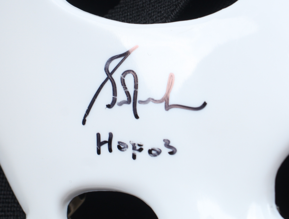 Grant Fuhr Signed Throwback Hockey Goalie Mask Inscribed "HOF '03" (Schwartz) at PristineAuction.com Grant Fuhr Signed Throwback Hockey Goalie Mask Inscribed "HOF '03" (Schwartz) at PristineAuction.com