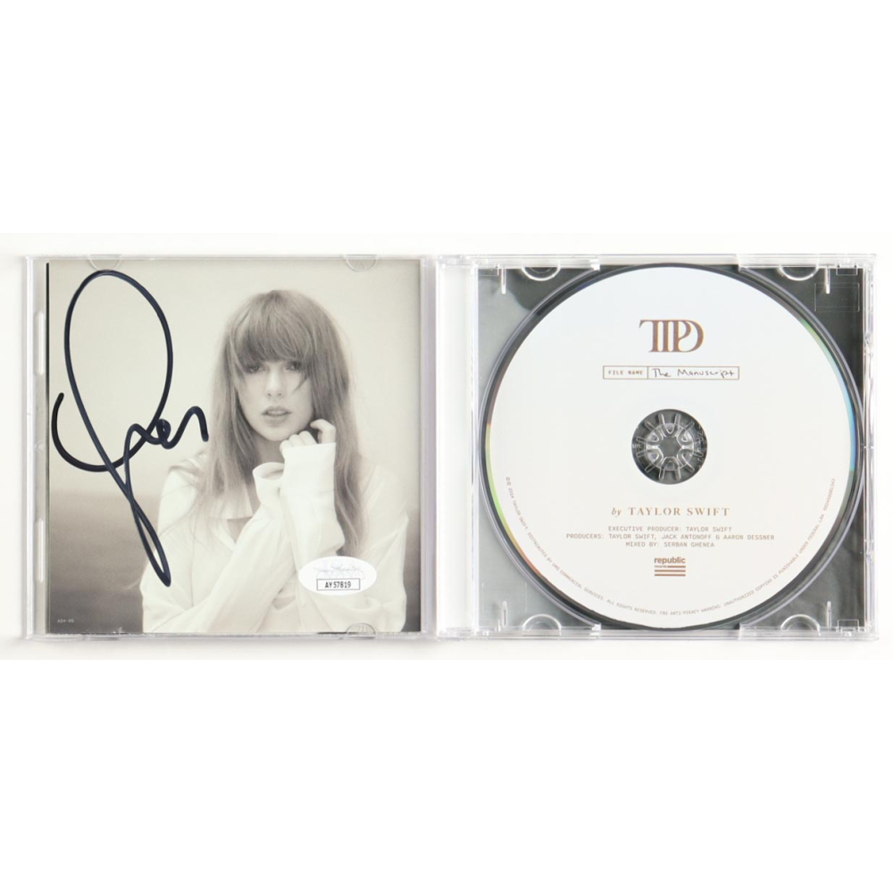 Taylor Swift Signed "The Tortured Poets Department" CD Insert With Case & Disc (JSA) at PristineAuction.com