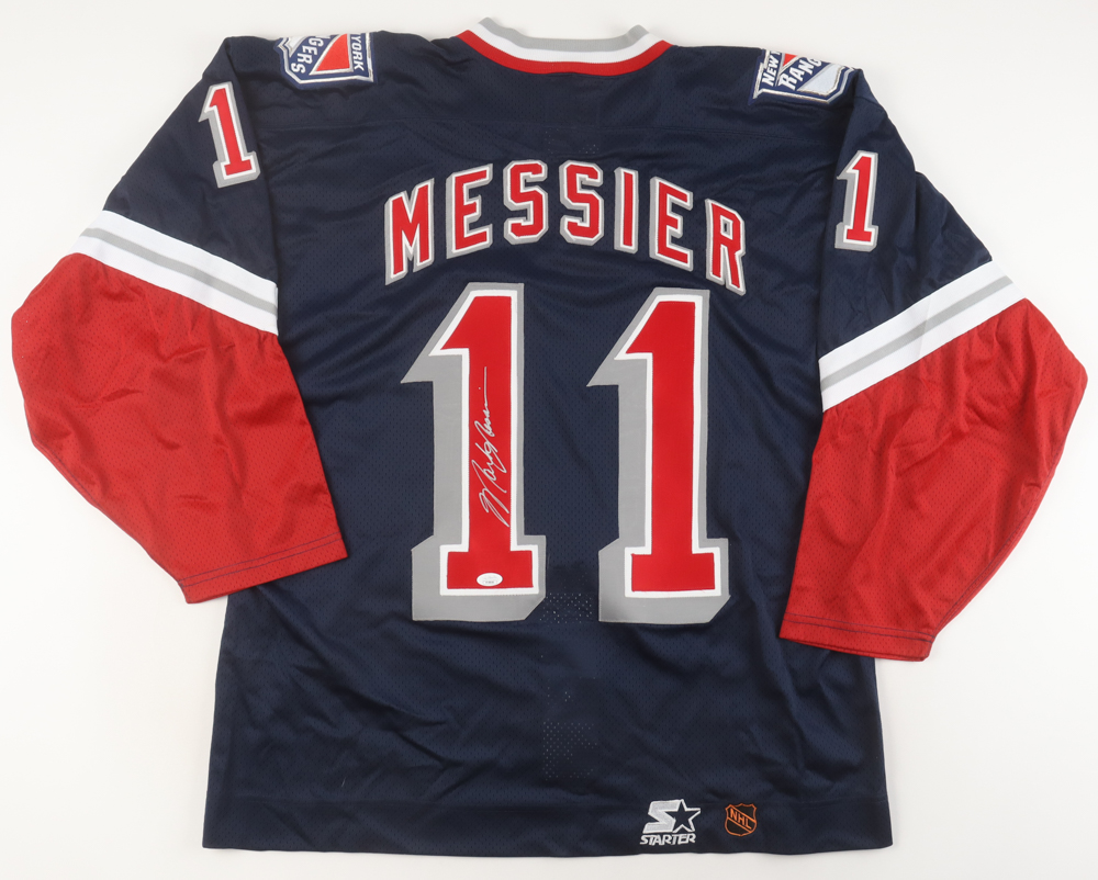 Mark Messier Signed Rangers Captain's Jersey (JSA) at PristineAuction.com Mark Messier Signed Rangers Captain's Jersey (JSA) at PristineAuction.com