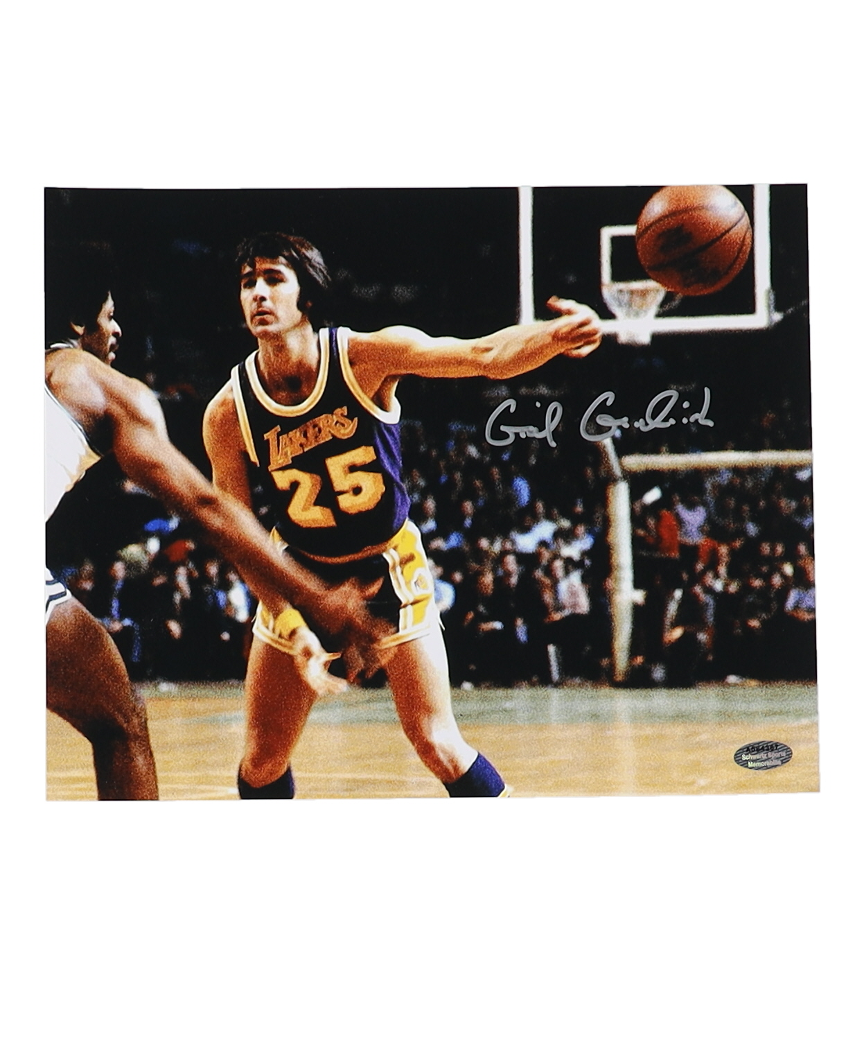Gail Goodrich Signed Lakers 8x10 Photo (Schwartz) at PristineAuction.com Gail Goodrich Signed Lakers 8x10 Photo (Schwartz) at PristineAuction.com